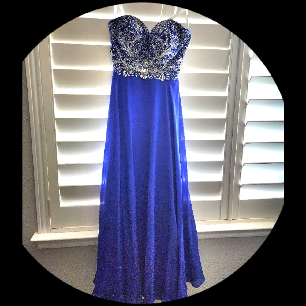 A-LINE evening gown
